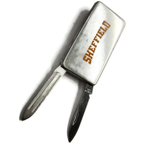 Sheffield Knife File Money Clip Stainless Steel Wallet Credit Card Cash ID - Picture 6 of 10